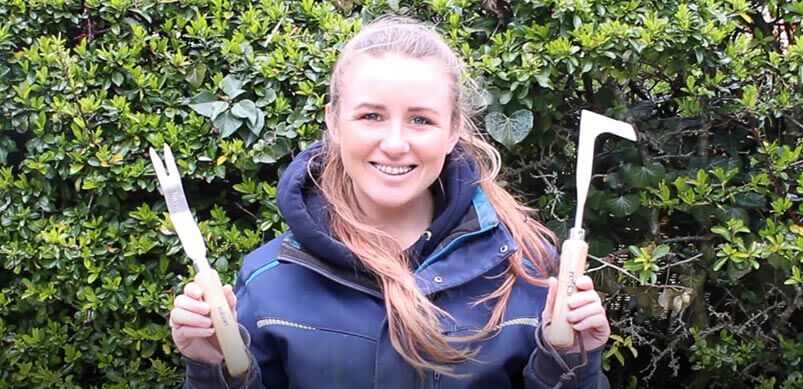 Amy With Rolson Weeding Tools