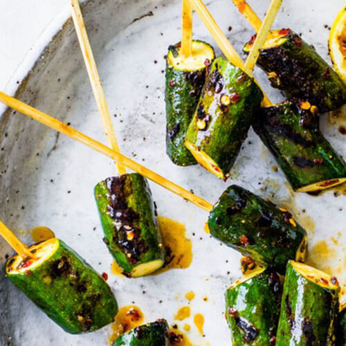 Courgette Lollipops