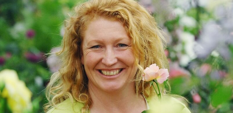 Charlie Dimmock In Garden