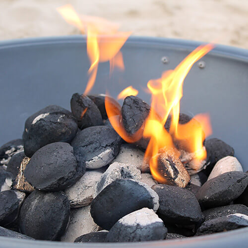 Fire Pit In Garden