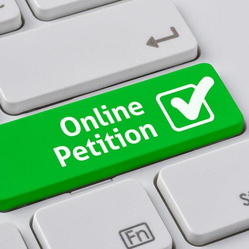 Keyboard Reading Online Petition