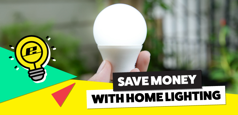 Save money with home lighting blog banner