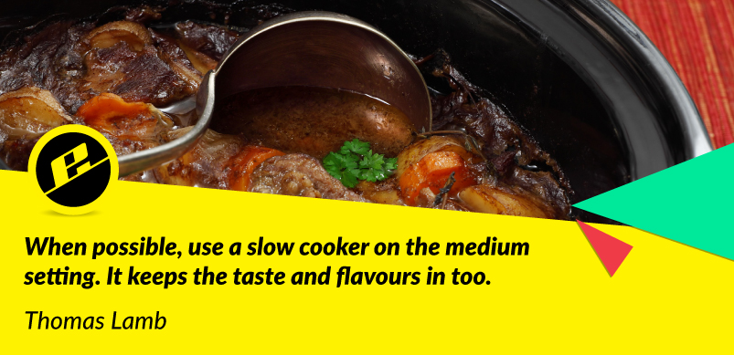 Energy saving cooking tip banner